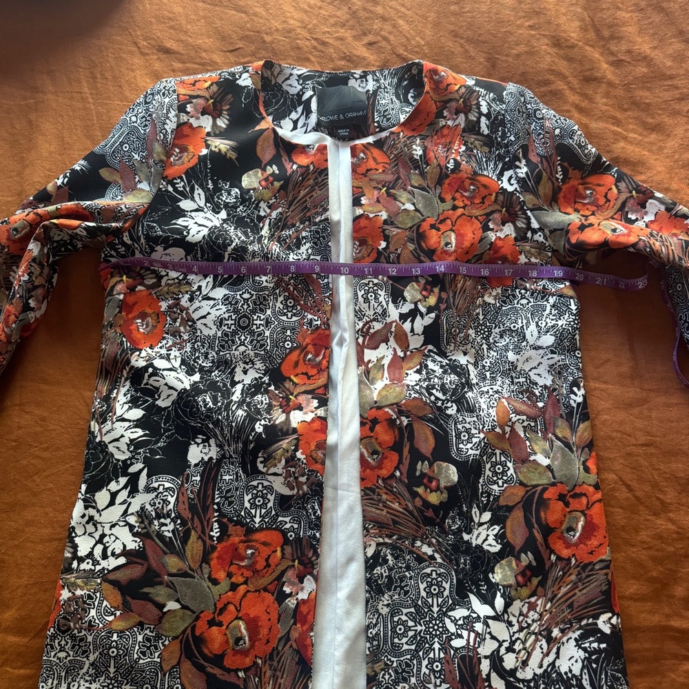 Harlow & Graham floral blazer jacket - Picture 5 of 6
